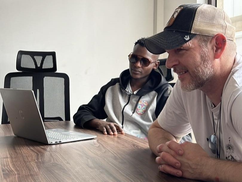 Creative team collaborating